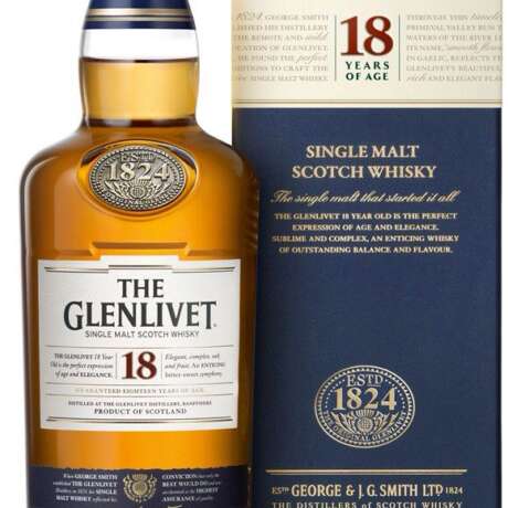 The Glenlivet 18 Year Old Single Malt Scotch Whisky