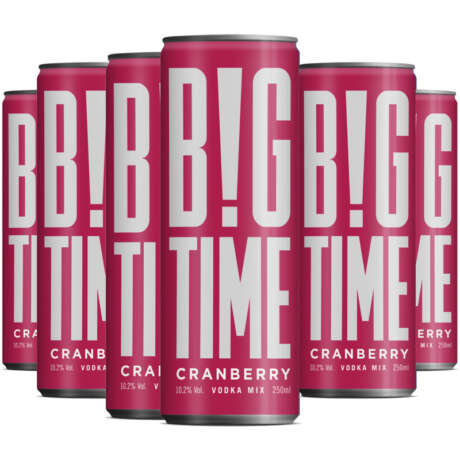 Big Time Cranberry with Vodka Mix [6-Pack]